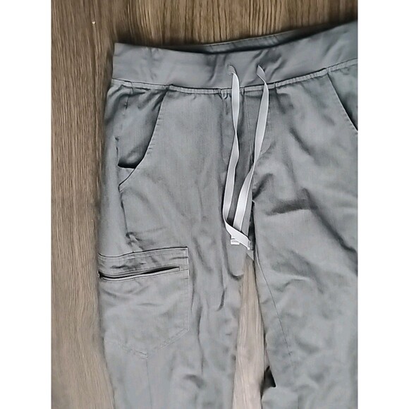 Figs Technical Collection Zamora Scrub Pants Women's Size Small Dark Gray - Picture 2 of 9